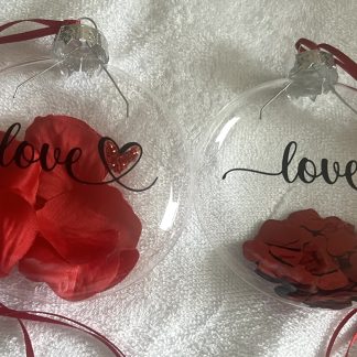 Love Glass Bauble