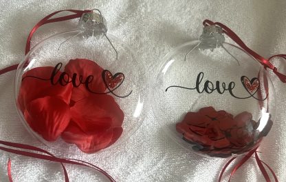 Love Glass Bauble