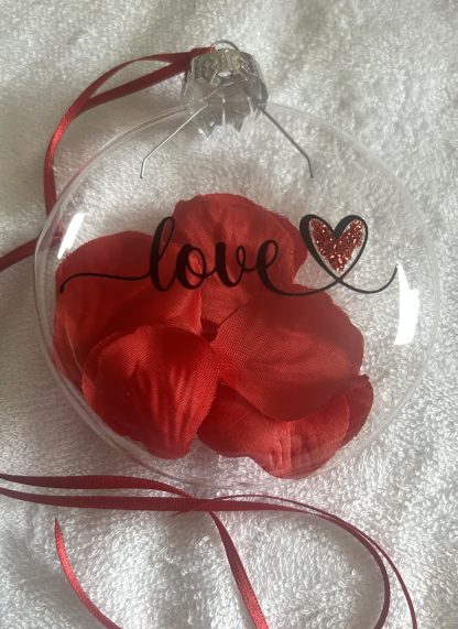 Love Glass Bauble - Image 2