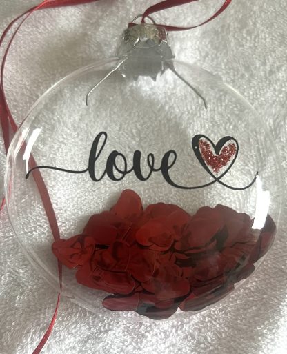 Love Glass Bauble - Image 3