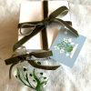 Hand Painted Snowdrop And Gift Box - Image 3